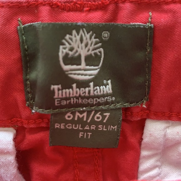 Red Timberland pants - Picture 2 of 3